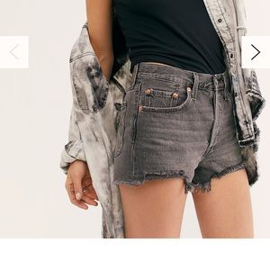 Free people Levi’s denim shorts